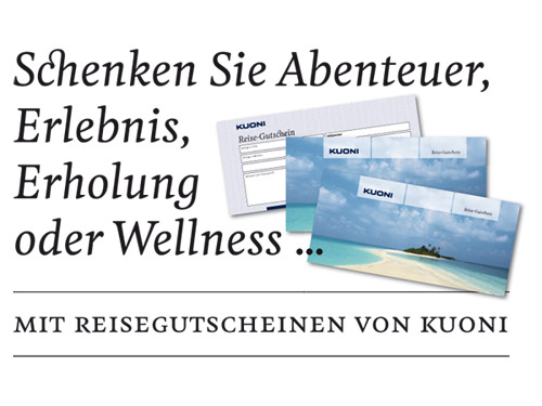 Kuoni Reisegutscheine