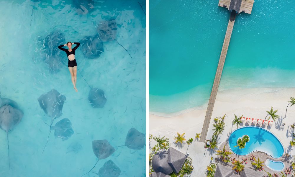 Baa-Atoll - Schwimmen mit Mantas