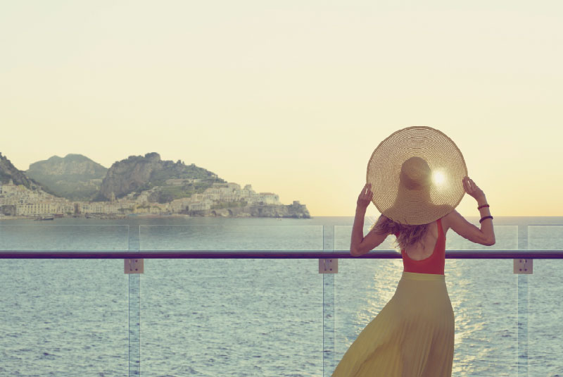 Route Mittelmeer mit Salerno