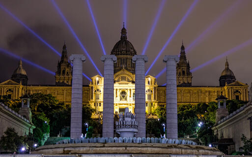 © Shchipkova Elena / shutterstock.com Der Nationalpalast von Montjuic bei Nacht, Barcelona, Spanien © Shchipkova Elena / shutterstock.com